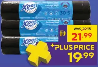 Xpert Drawstring Garbage Bag Black