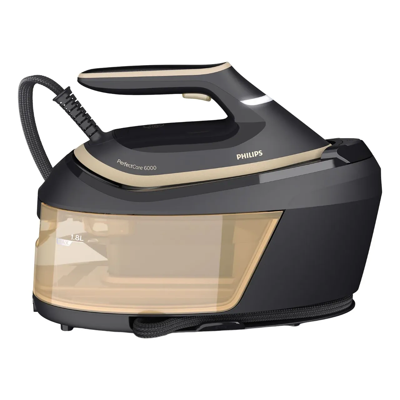 Philips مكواة بخار Series 6000 PerfectCare PSG6064/86 أسود وذهبي 2400W