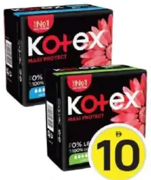 Kotex Maxi Sl. Supr Wings/ Maxipads Slim Normalwings Coco