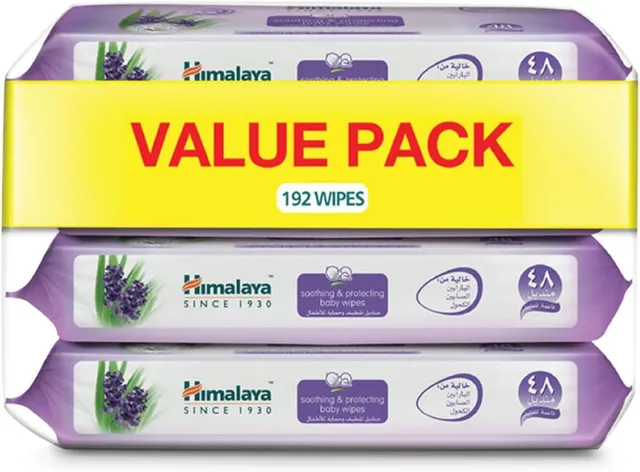 Himalaya Soothing Baby Wipes - 4 x 48 Pcs