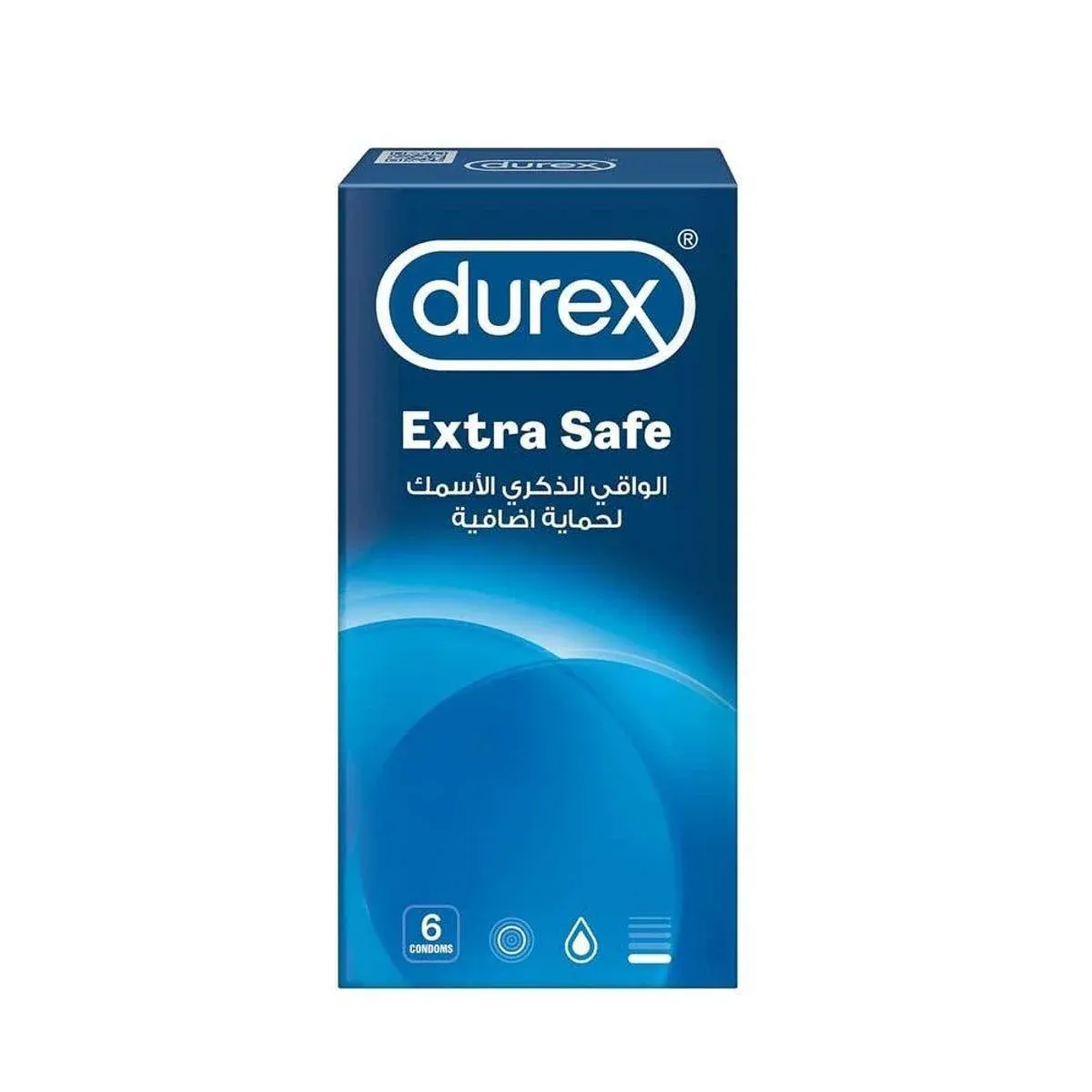 Durex واقيات ذكرية حماية إضافية 6 قطع