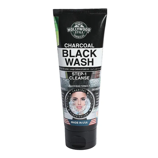 Hollywood Style Activated Charcoal Black Face Wash