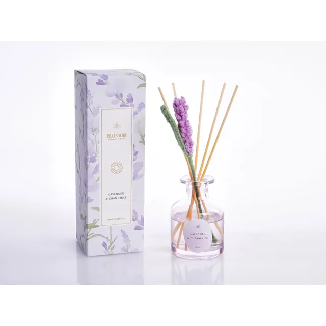 Maple Leaf Home Sizu Lavender & Chamomile Reed Diffuser, Glass