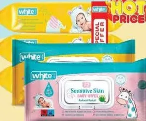 white Wet Wipes Assorted