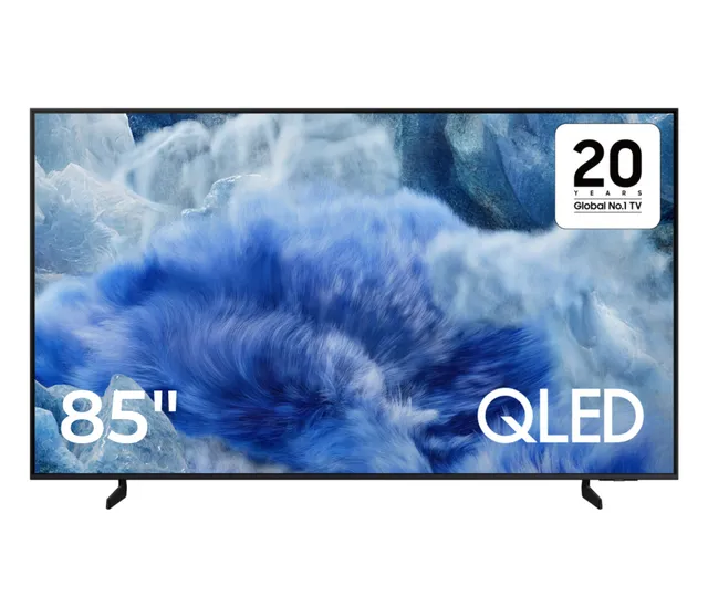 85 Inch QLED Q8F 4K Samsung Vision AI Smart TV (International Version) QA85Q8F - Black