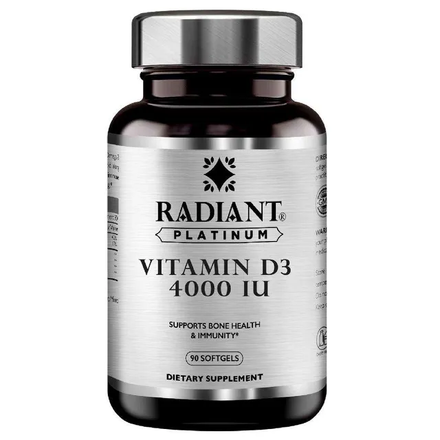 Radiant Platinum Vitamin D3 4000 iu - 90's