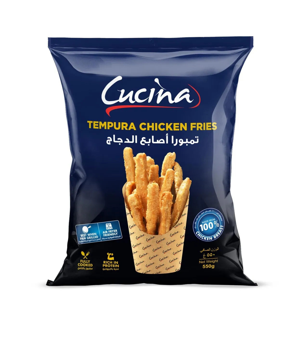Cucina كوتشينا أصابع الدجاج تمبورا
