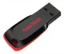 SanDisk يو إس بي Cruzer Blade 128 GB؛ سرعة كتابة حتى 10 MB/s