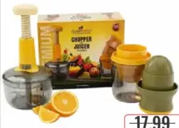 Classy Touch Chopper & Juicer Combo