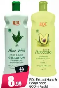 RDL Extract Hand & Body Lotion Assorted