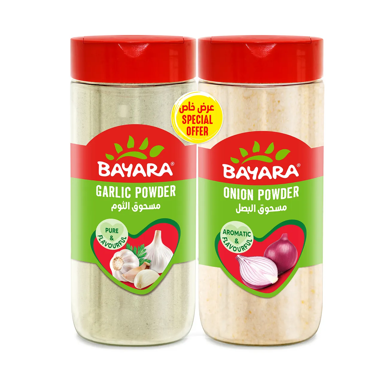 Bayara مسحوق البصل + مسحوق الثوم