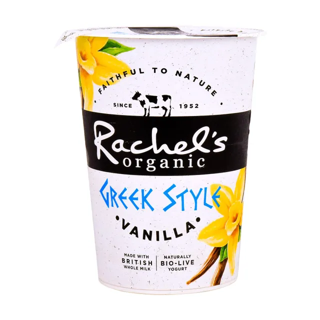 Rachel`s Greek vanilla yogurt