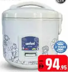 Sanford Rice Cooker SF1187RC