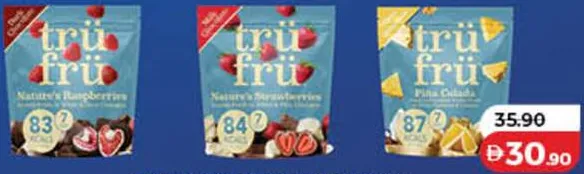 tru fru Frozen Pineapples/Strawberries/Raspberries Chocolate