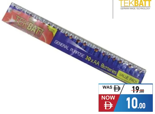 Tekbatt Strip Battery Aa, SF91S57