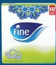 fine مناديل وجه ناعمة