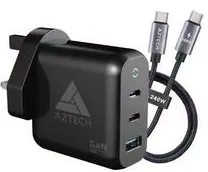 Aztech Hypercharger Adapter W/ Cable 70W Gan / 240W