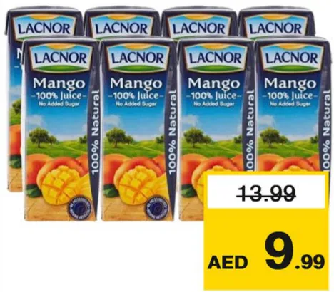 Lacnor Mango 100% Juice NAS