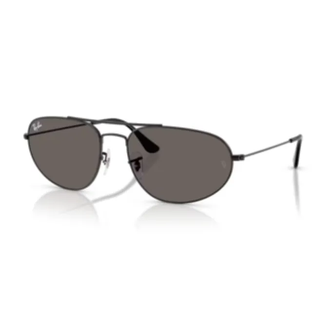 Rayban Irregular Sunglass, Black, 3945 60002/B1