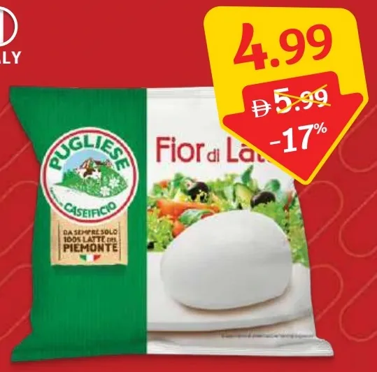 Pugliese Mozzarella Fior Di Latte