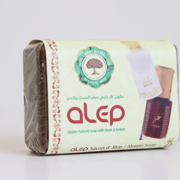 Alepsoap Natural soap with Musk & Amber