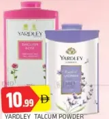 Yardley Talcum Powder Assorted