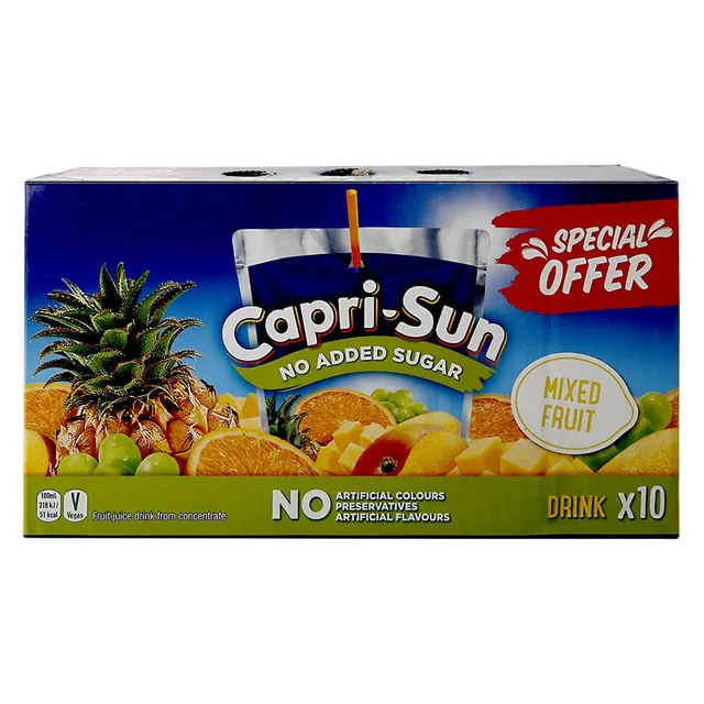 Capri Sun No Added Sugar Mix Fruit