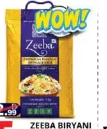 Zeeba أرز بسمتي للبرياني