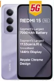 Redmi 15 5G; 4/128 GB