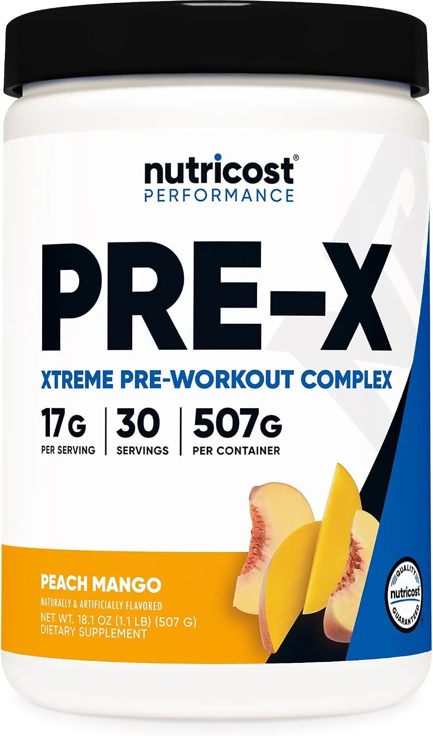 Nutricost مركب ما قبل التمرين 30 حصة (خوخ ومانجو)