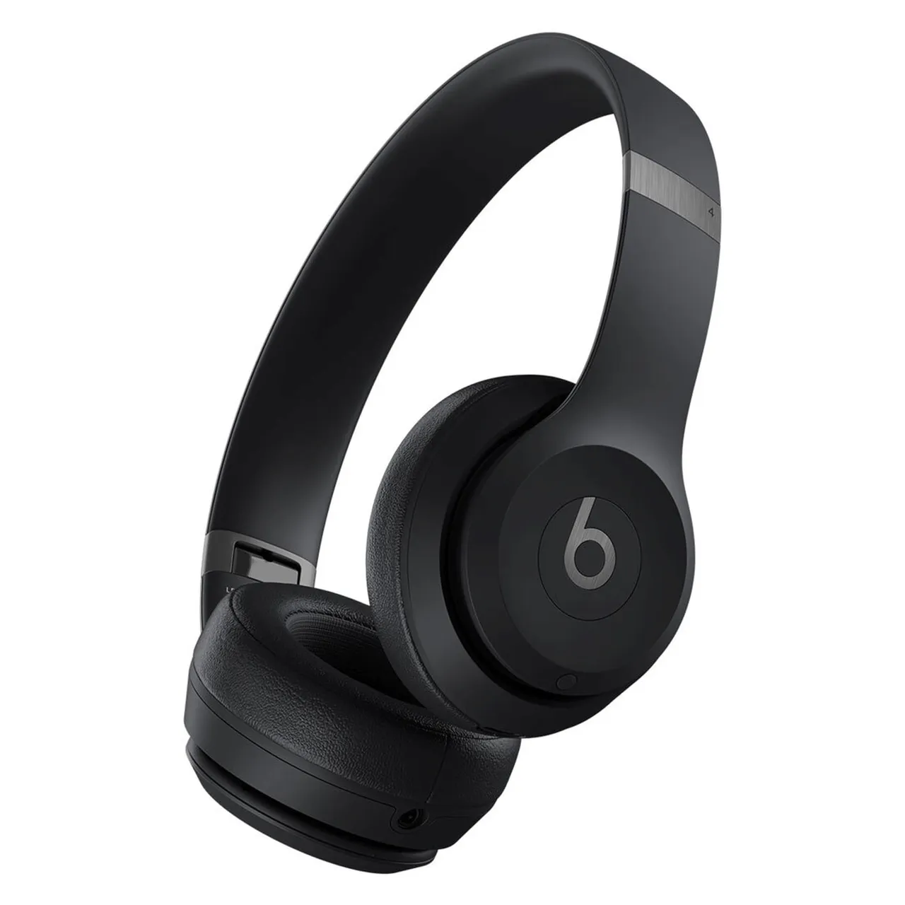 Beats سماعات رأس Solo 4 لاسلكية بلوتوث على الأذن، أسود مطفي
