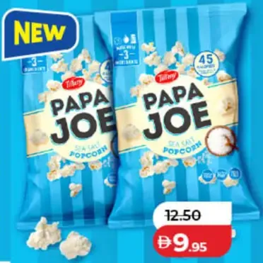 Tiffany Papa Joe Popcorn Sea Salt