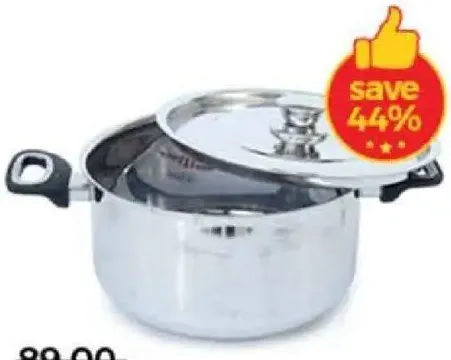 Chefline Stainless Steel Cooking Pot with Lid