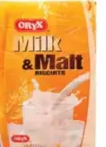 Oryx بسكويت بالحليب والمالت