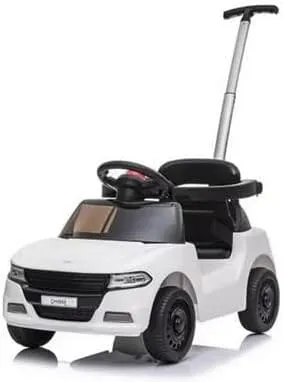 Color Land Toys Colorland - Dodge Charger Police Ride On Push Car White CH9958