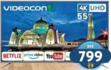 Videocon 4K Smart Tv 55EL1100
