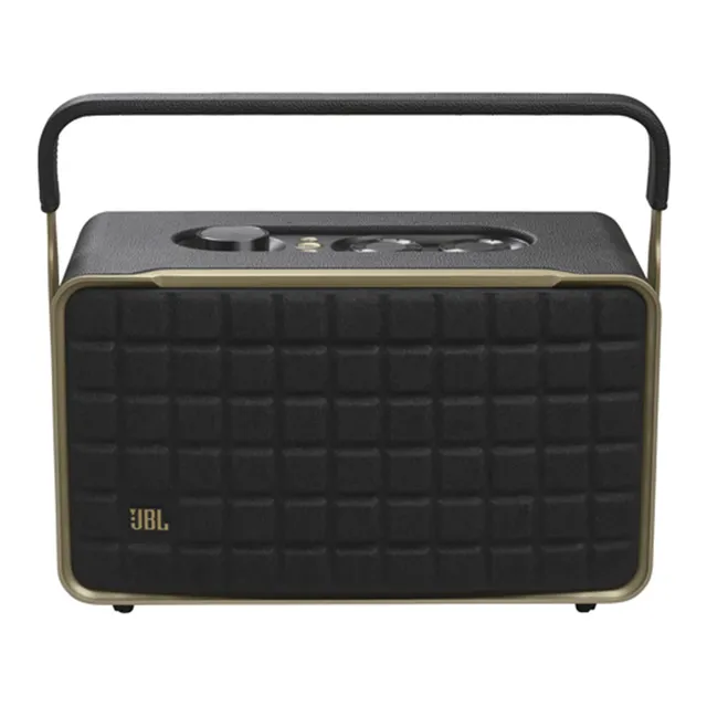 JBL Authentics 300 Portable Smart Home Speaker with Wi-Fi Retro Design, Black