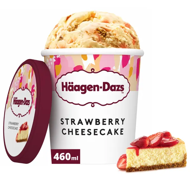 Haagen Dazs Strawberry Cheese Cake Ice Cream