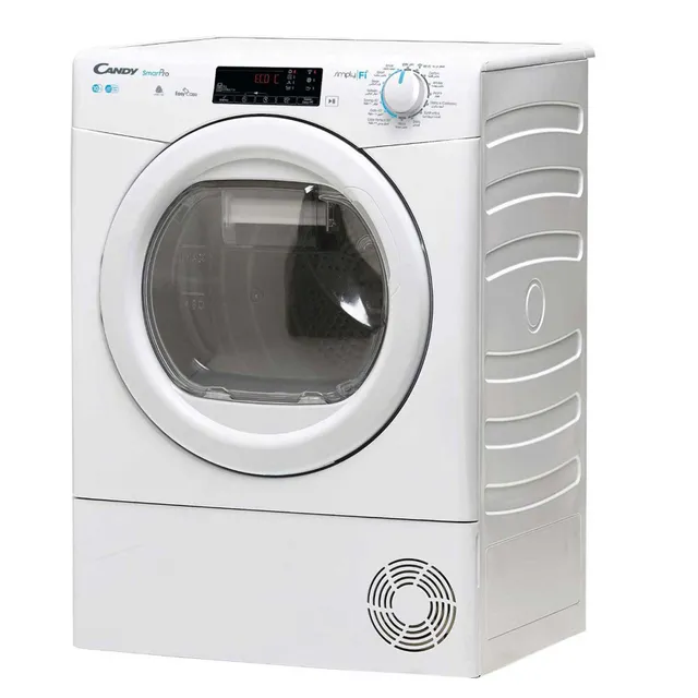 Candy SmartPro Condenser Dryer - CSO C10TE-19 - Condenser - White - WiFi+BT - 5 Digit Display
