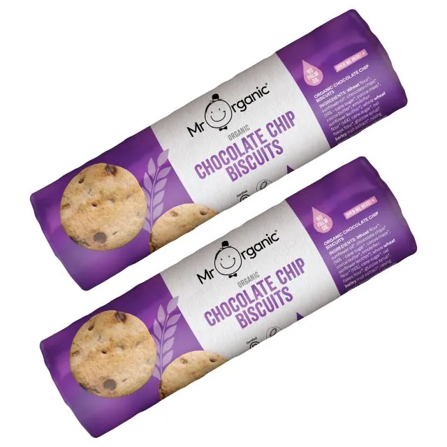 Mr Organic Digestive Biscuits With Chocolate Chips