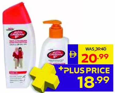 Lifebuoy Body Wash Total 10/MILD Care + Hand Wash