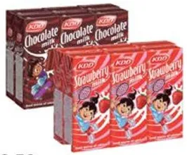 KDD Flavored Milk Chocolate/Strawberry