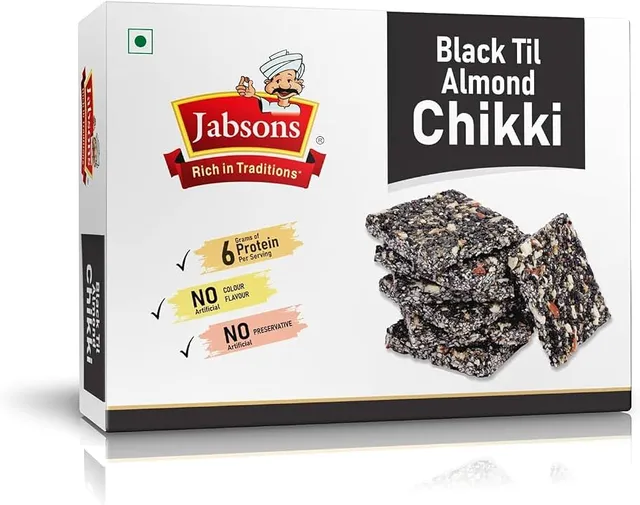 Jabsons Black Til Almond Chikki