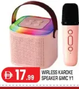 Wireless Karoke Speaker & Mic Y1