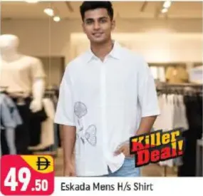Eskada Mens Half Sleeve Shirt
