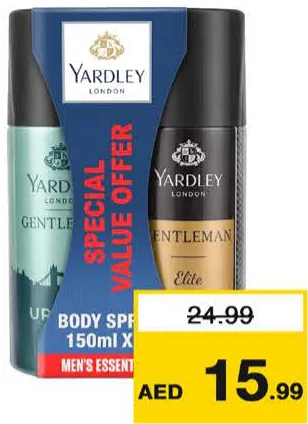 Yardley Body Spray Assorted