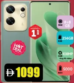 Infinix Zero 30 8+8GB RAM, 256GB ROM, 108MP, 5000mAh