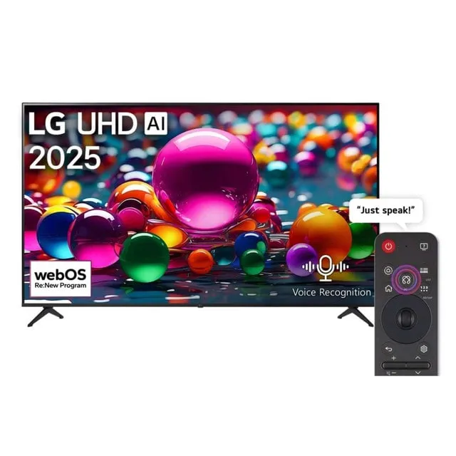LG 65 inch UHD AI UA85 4K Smart TV AI Magic Remote Ready HDR10 WEBOS25 2025 60 Hz