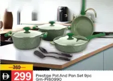 Prestige Pot And Pan Set Grn-Pr8090