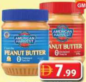 American Harvest Peanut Butter Crunchy / Creamy